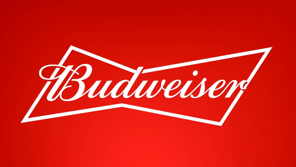 Budweiser brand logo iron on paper